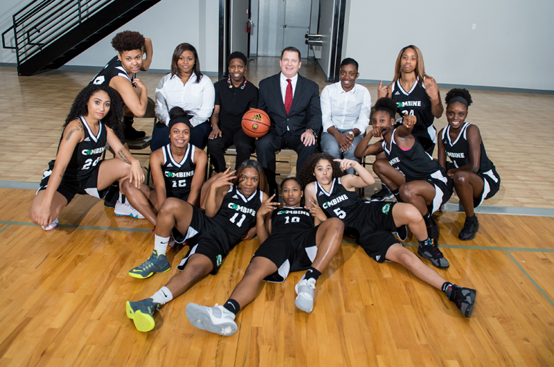 Combine Academy Women's Basketball Team
