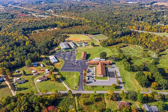 Aerial Combine Academy Campus