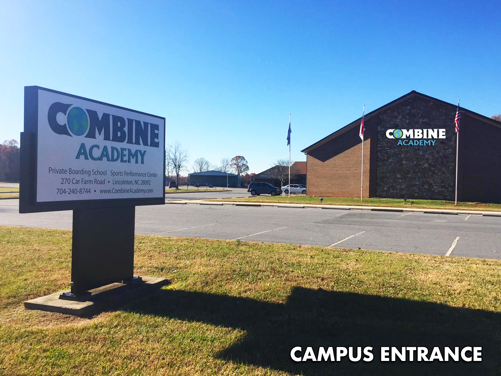 COMBINE ACADEMY CAMPUS ENTRANCE