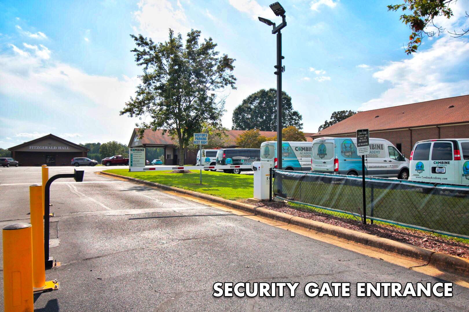 COMBINE ACADEMY SECURITY GATE ENTRANCE